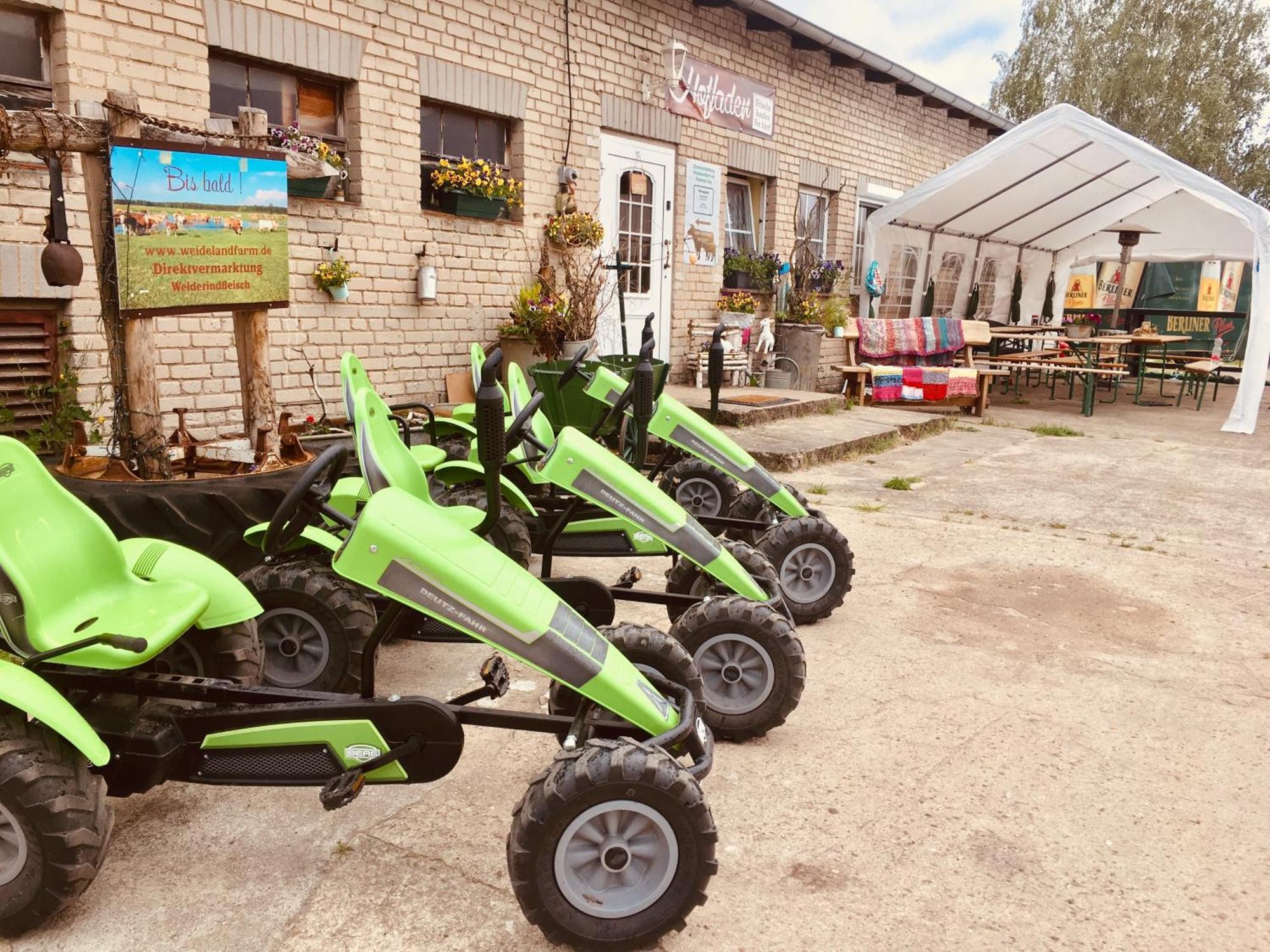 Ferienwohnung Weidelandfarm Am Riebener See Beelitz Exterior foto